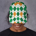 St Patrick's Day Argyle Pattern Print Baseball Cap