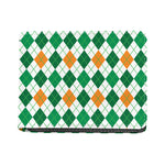 St Patrick's Day Argyle Pattern Print Bifold Wallet