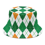St Patrick's Day Argyle Pattern Print Bucket Hat