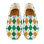 St Patrick's Day Argyle Pattern Print Casual Shoes