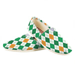 St Patrick's Day Argyle Pattern Print Casual Shoes