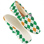St Patrick's Day Argyle Pattern Print Casual Shoes