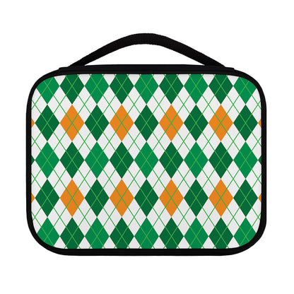 St Patrick's Day Argyle Pattern Print Classic Bible Case