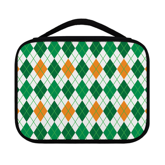 St Patrick's Day Argyle Pattern Print Classic Bible Case