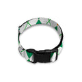St Patrick's Day Argyle Pattern Print Dog Collar