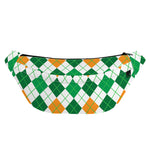 St Patrick's Day Argyle Pattern Print Fanny Pack