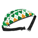 St Patrick's Day Argyle Pattern Print Fanny Pack