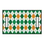 St Patrick's Day Argyle Pattern Print Golf Cart Seat Cover