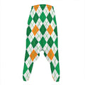 St Patrick's Day Argyle Pattern Print Hammer Pants