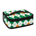 St Patrick's Day Argyle Pattern Print Small Lunch Bag