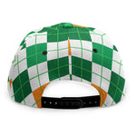 St Patrick's Day Argyle Pattern Print Snapback Cap