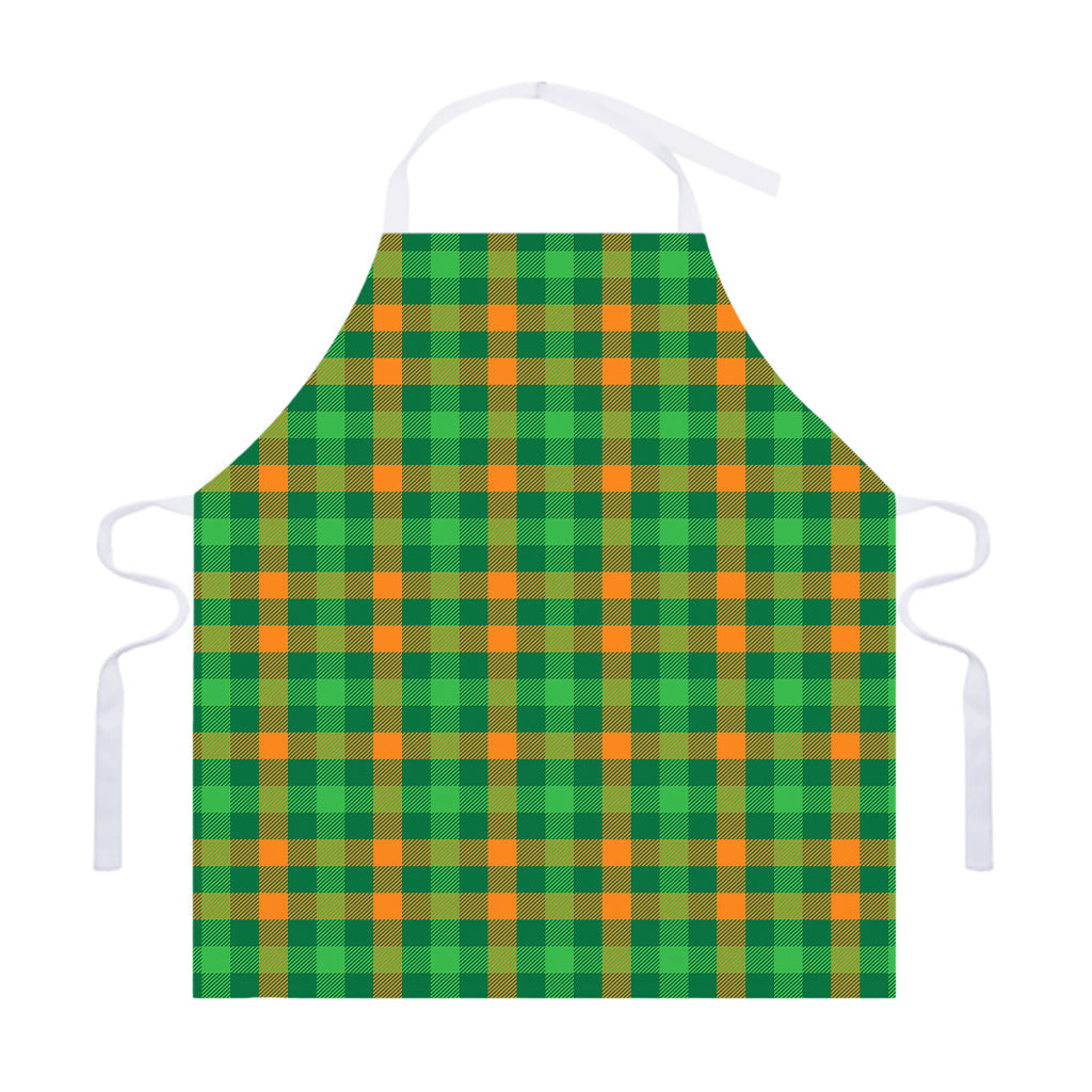 St. Patrick's Day Buffalo Check Print Adjustable Apron
