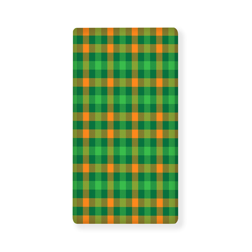 St. Patrick's Day Buffalo Check Print Baby Crib Sheet