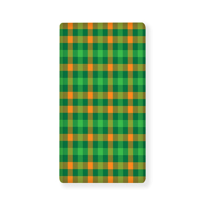 St. Patrick's Day Buffalo Check Print Baby Crib Sheet