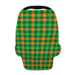 St. Patrick's Day Buffalo Check Print Baby Seat Cover