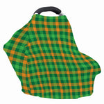 St. Patrick's Day Buffalo Check Print Baby Seat Cover