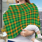 St. Patrick's Day Buffalo Check Print Baby Seat Cover