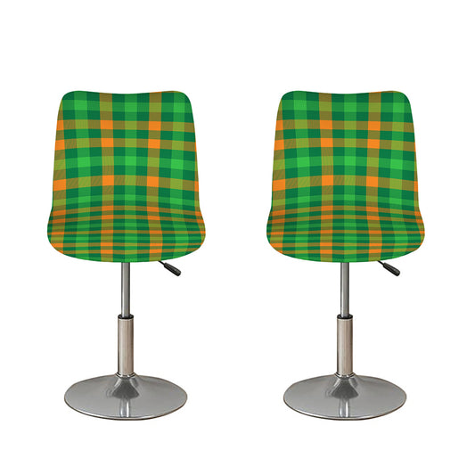 St. Patrick's Day Buffalo Check Print Bar Stool Covers