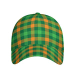 St. Patrick's Day Buffalo Check Print Baseball Cap
