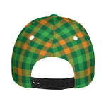 St. Patrick's Day Buffalo Check Print Baseball Cap