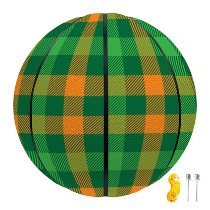 St. Patrick's Day Buffalo Check Print Basketball