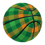 St. Patrick's Day Buffalo Check Print Basketball