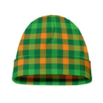 St. Patrick's Day Buffalo Check Print Beanie