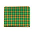 St. Patrick's Day Buffalo Check Print Bifold Wallet