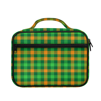 St. Patrick's Day Buffalo Check Print Briefcase Bible Bag