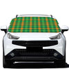 St. Patrick's Day Buffalo Check Print Car Windshield Snow Cover