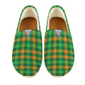 St. Patrick's Day Buffalo Check Print Casual Shoes
