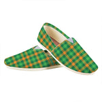 St. Patrick's Day Buffalo Check Print Casual Shoes