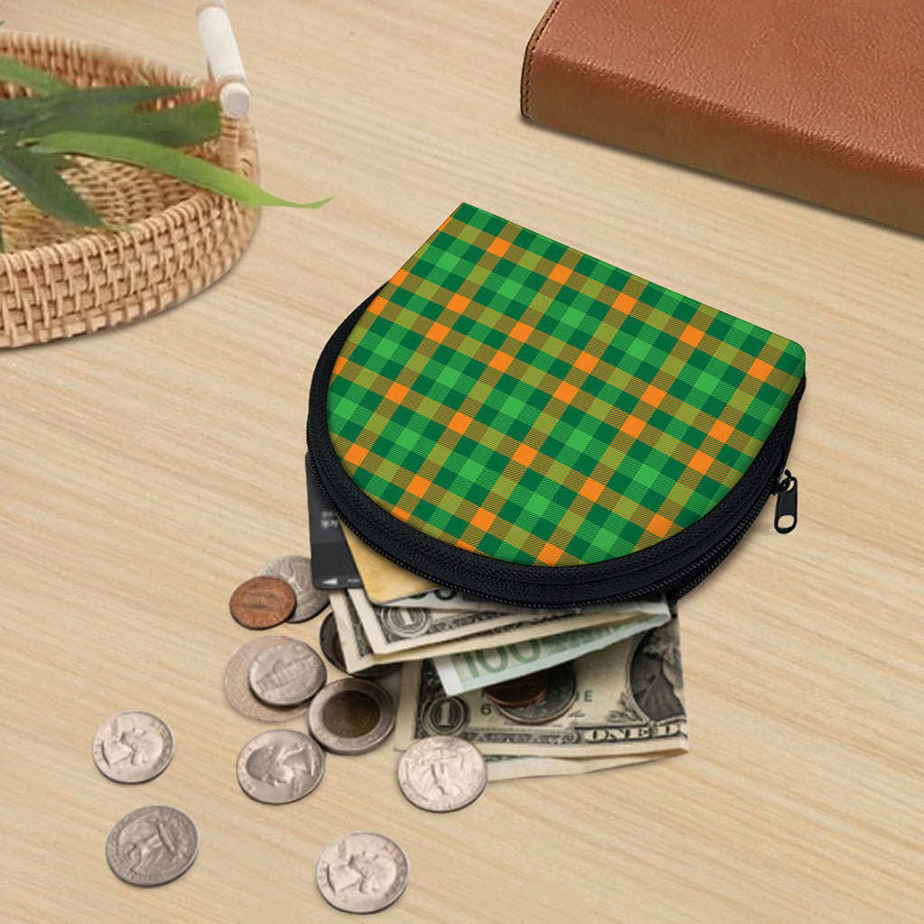 St. Patrick's Day Buffalo Check Print Coin Purse