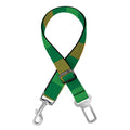 St. Patrick's Day Buffalo Check Print Dog Seat Belt