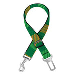 St. Patrick's Day Buffalo Check Print Dog Seat Belt