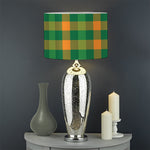 St. Patrick's Day Buffalo Check Print Drum Lamp Shade