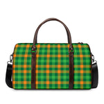 St. Patrick's Day Buffalo Check Print Duffle Bag