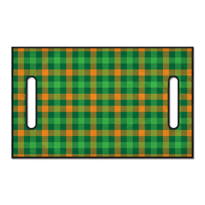 St. Patrick's Day Buffalo Check Print Golf Cart Seat Cover