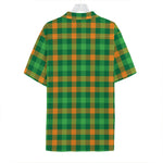 St. Patrick's Day Buffalo Check Print Hawaiian Shirt