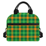 St. Patrick's Day Buffalo Check Print Insulated Lunch Bag