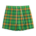 St. Patrick's Day Buffalo Check Print Mesh Shorts