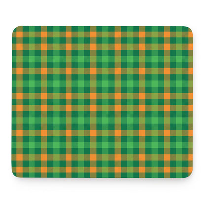 St. Patrick's Day Buffalo Check Print Mouse Pad