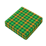 St. Patrick's Day Buffalo Check Print Outdoor Seat Cushion Cover