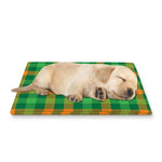St. Patrick's Day Buffalo Check Print Pet Cooling Mat Cover
