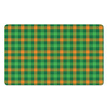 St. Patrick's Day Buffalo Check Print Polyester Doormat