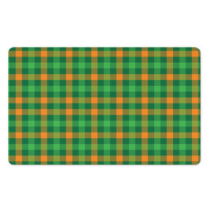 St. Patrick's Day Buffalo Check Print Polyester Doormat