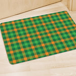 St. Patrick's Day Buffalo Check Print Polyester Doormat
