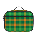 St. Patrick's Day Buffalo Check Print Portable Lunch Bag