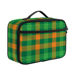 St. Patrick's Day Buffalo Check Print Portable Lunch Bag