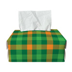 St. Patrick's Day Buffalo Check Print Rectangle Tissue Box Cover